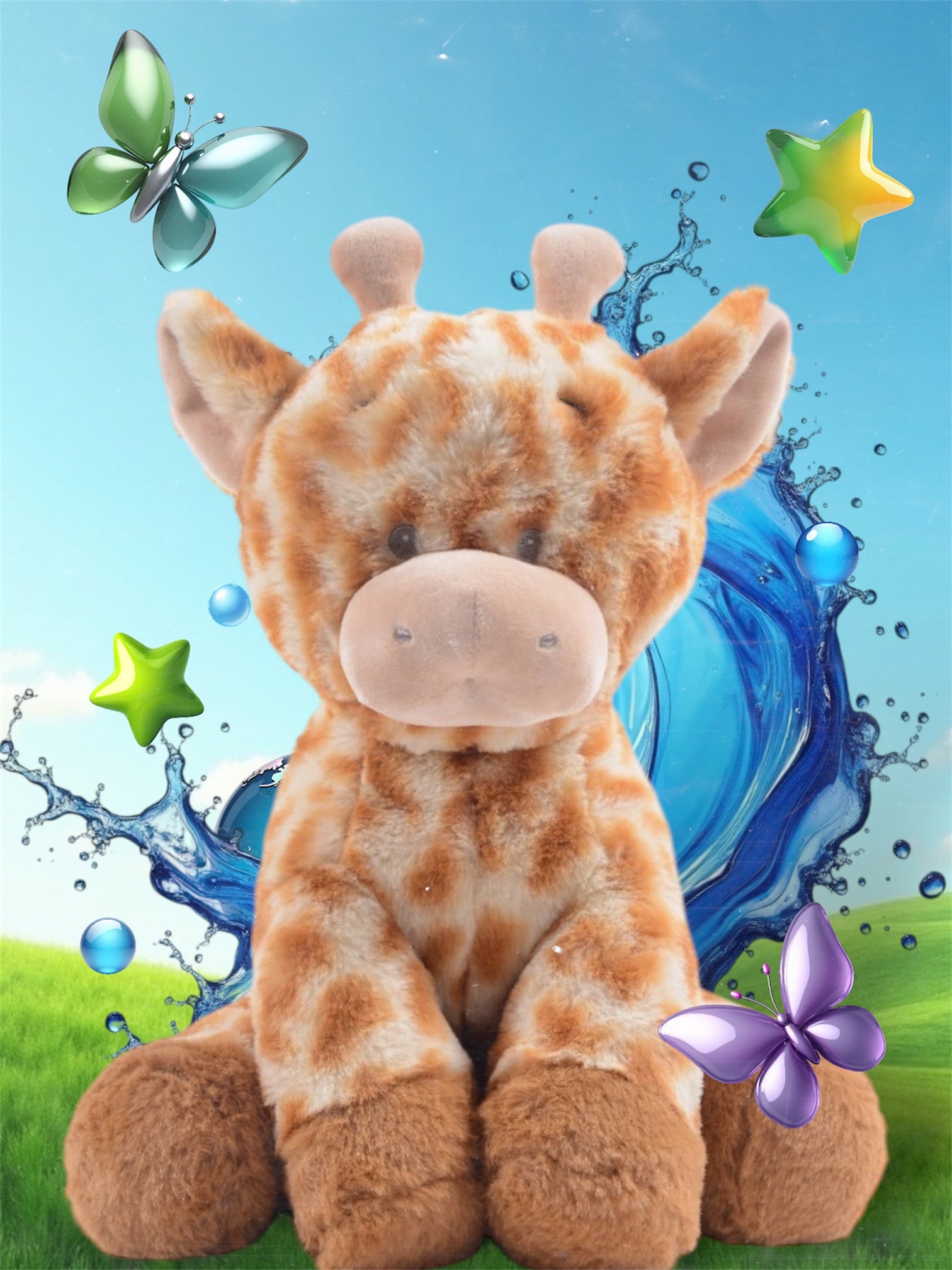 Gerri Giraffe Flauschi Barchenmacher