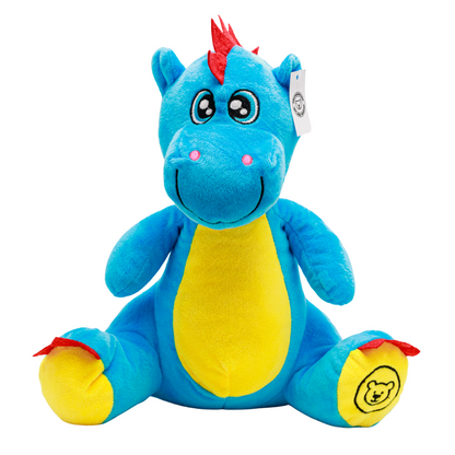 Azurius der blaue Glücks Drache Neuheit