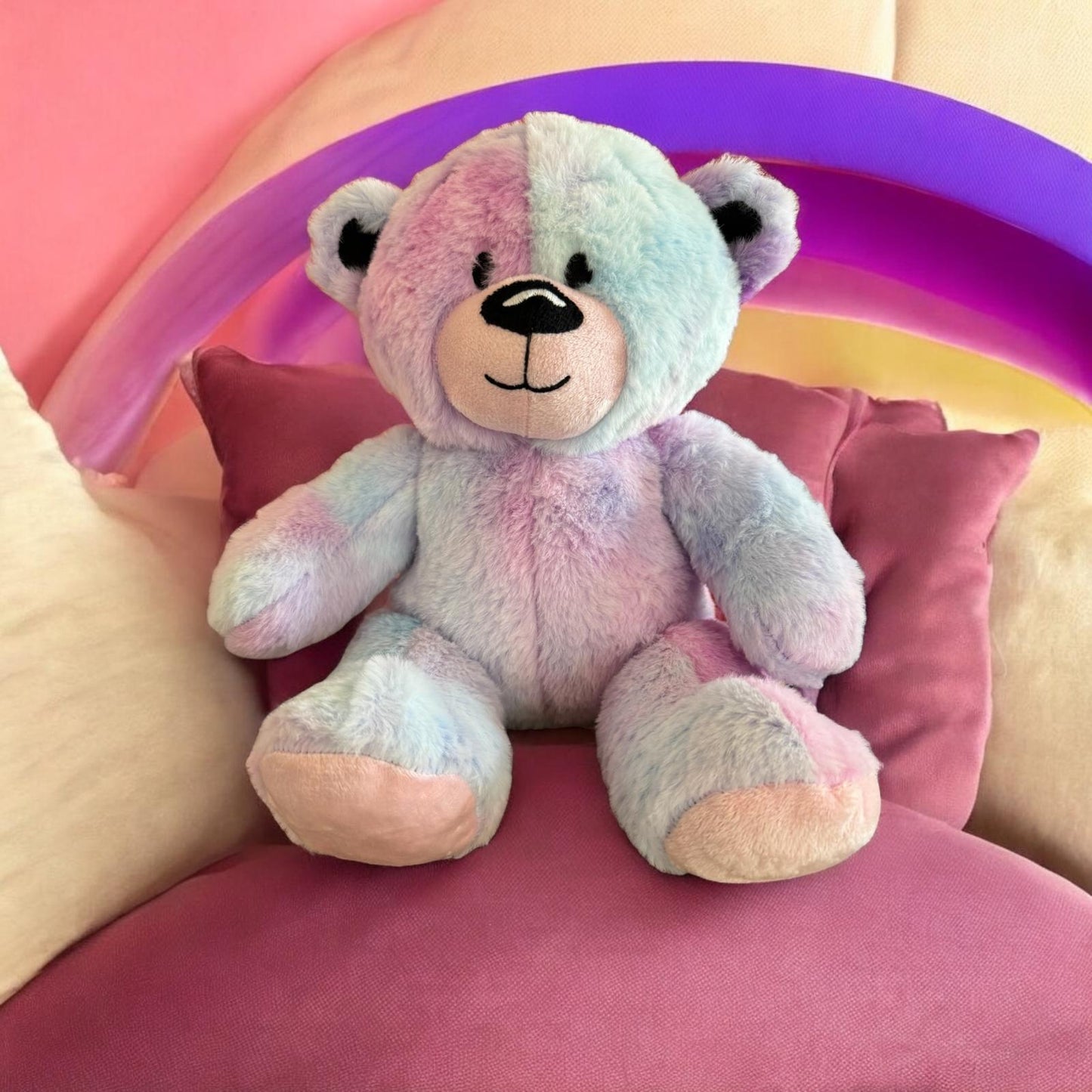 Blauer Regenbogen Glücksbär