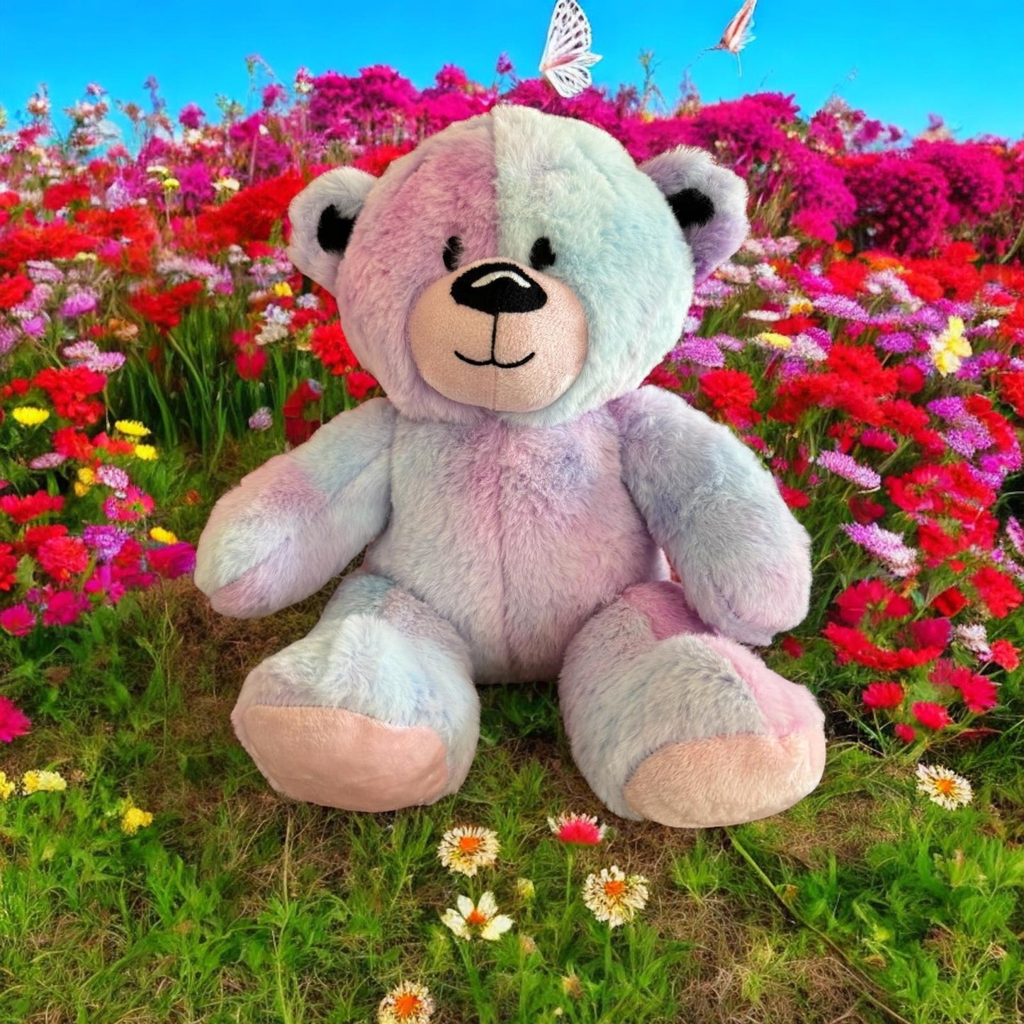 Blauer Regenbogen Glücksbär